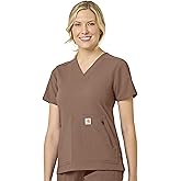 Carhartt Scrubs C12237 Women's Rugged Flex® Modern Fit 4-Pocket V-Neck