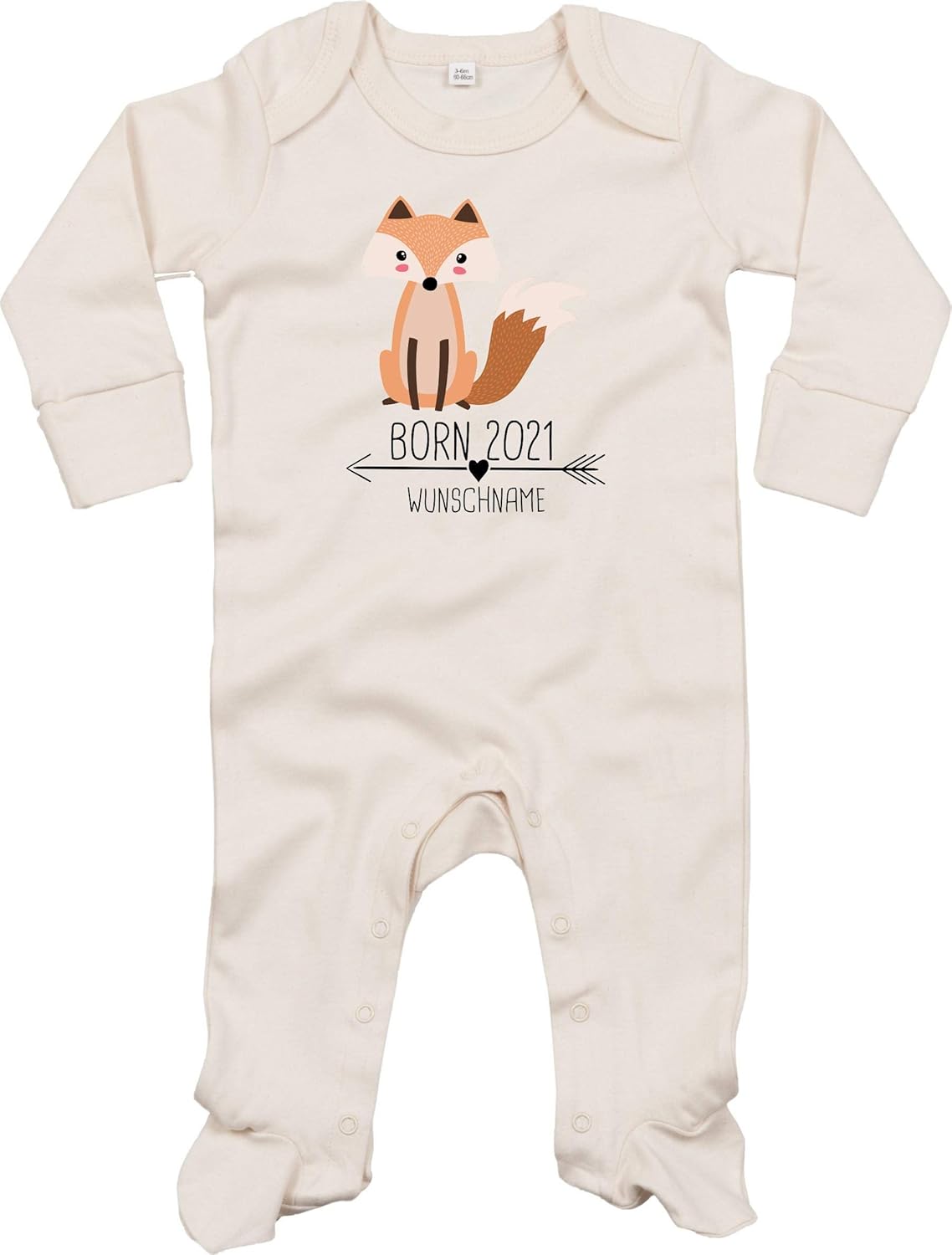 fox baby sleepsuit