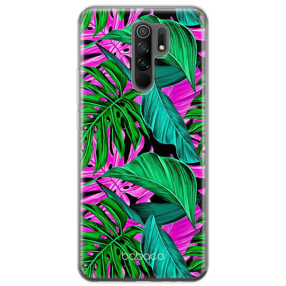 Babaco ERT GROUP mobile phone case for Xiaomi REDMI 9 original and officially Licensed pattern Plants 004 optimally adapted to the shape of the mobile phone, case made of TPU
