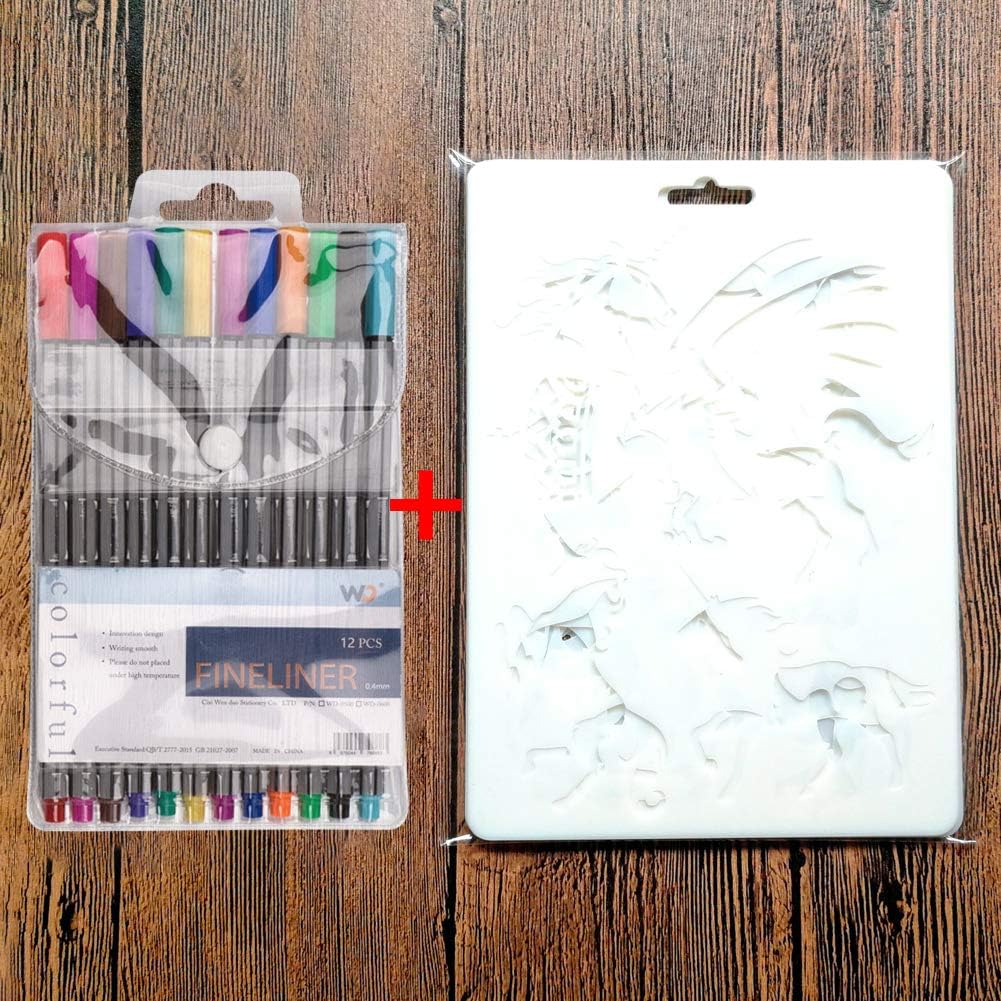 Airsmall 16 Pcs Pochoirs De Dessin Enfant Peinture Pochoirs Animal Plastique Reutilisable Artisanat Manuel Decoration Cadeau Anniversaire Pour Fille Garcon Art Diy Craft Carte Scrapbooking Blanc Dessin Cuisine Maison Danphuong Vn