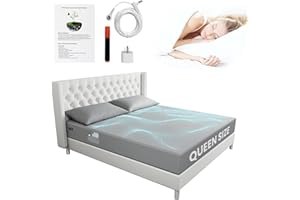 Aekenr Grounding Sheets Queen Size - 90% Organic Cotton + 10% Pure Silver Fitted Bed Sheet for Earthing - 400 Thread Count Deep Pocket Grounded Bedsheets - Improved Sleep Down to Earth Ground Bedding