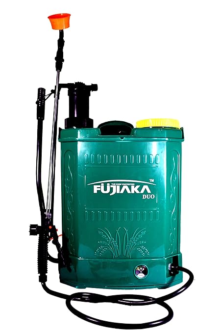 Fujiaka Duo 2in1 (Dual Function) Knapsack Sprayer (Battery & Manual Operation)- Green