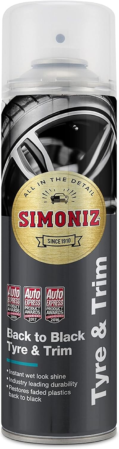 Simoniz SAPP0189A Back to Black Tyre & Trim Shine 500ml Black