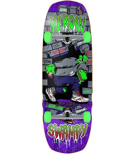 Amazon.com : Heroin Skateboard Deck Lee Yankou Golf Imp (Assorted