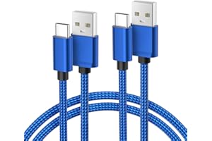 Basesailor for Kindle Paperwhite USB Type C Charger Cable 6.6FT 2Pack,Charging Cord for Kindle Fire HD 7 12th 2022,10 9th 201