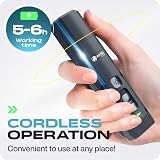 PETPROVED Dog Nail Grinder Silent Cordless 2 Heads 3 Ports LED Lights view 5