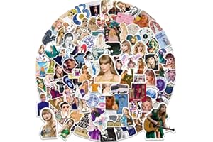 JMYUJX 200Pcs Pop Country Singer Sticker for Adult,Waterproof Vinyl Stickers for Water Bottles Laptop Phone, Rock Band Stickers for Teens, Girls, Fans, Music Albums Stickers Decoration