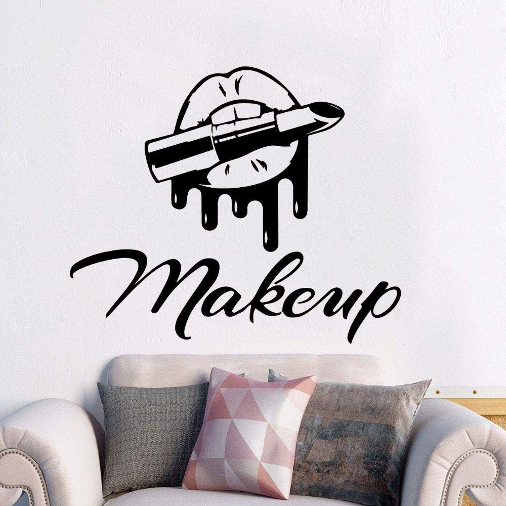 Wall Stickers Lipstick Makeup Wall Sticker Decal Beauty