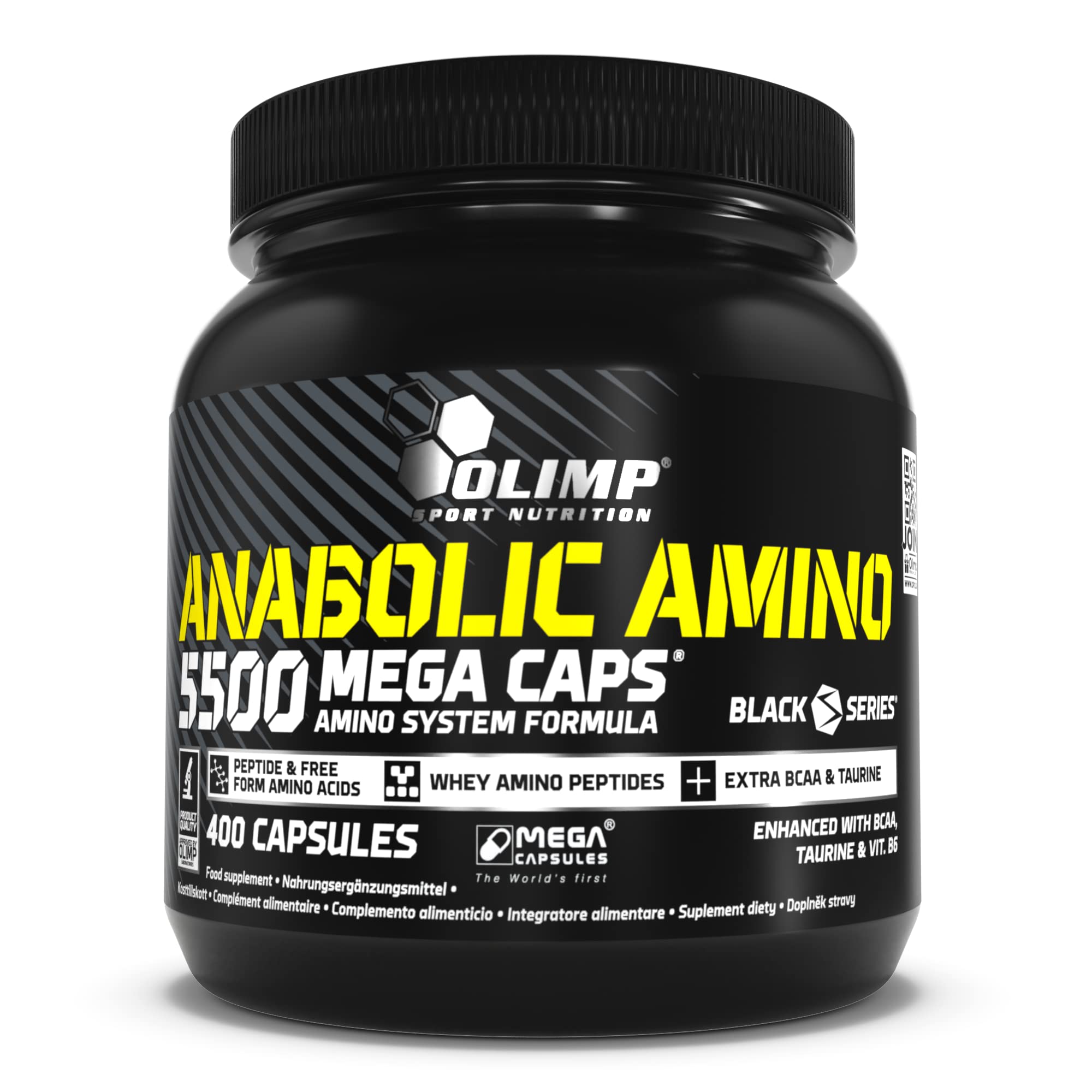 OLIMP SPORT NUTRITION Olimp Labs Anabolic Amino 5500 Mega Capsules - Pack of 400 Capsules 24743