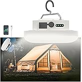 Tent Light LED Rechargeable Camping Portable Hanging Lantern,IPX5 Waterproof Outdoor Lights with 4000LM and Battery Power, Camp Lamp Light for Glamping Indoor Outages Car Repair(Magnet)