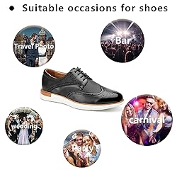 Meijiana Men Oxfords Shoes Casual Dress Shoes