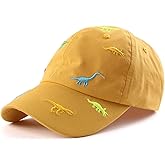 JANGANNSA Dinosaur Boys Girls Caps Embroidery Baby Baseball Caps Cotton Infant Toddler Kids Hat Spring Summer Autumn 2-6Y