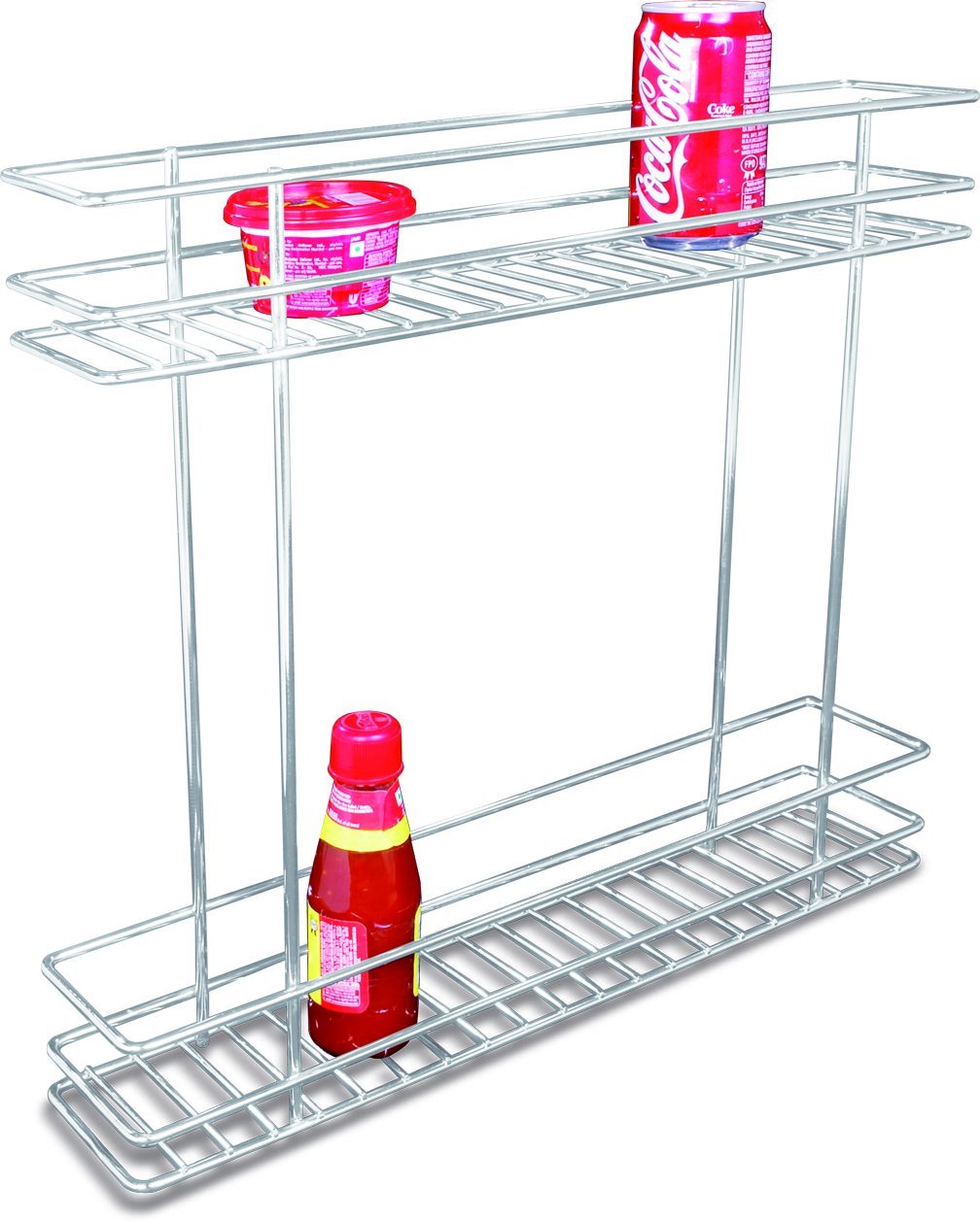 Now & Ever Modular Kitchen Two Shelf Bottle/Masala Pullout Basket 8 W X