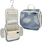 D&D Wanderlust D&D Hanging Travel Toiletry Bag for Men and Women – Cosmetics, Makeup and Toiletries Organizer Kit with 10 Compartments