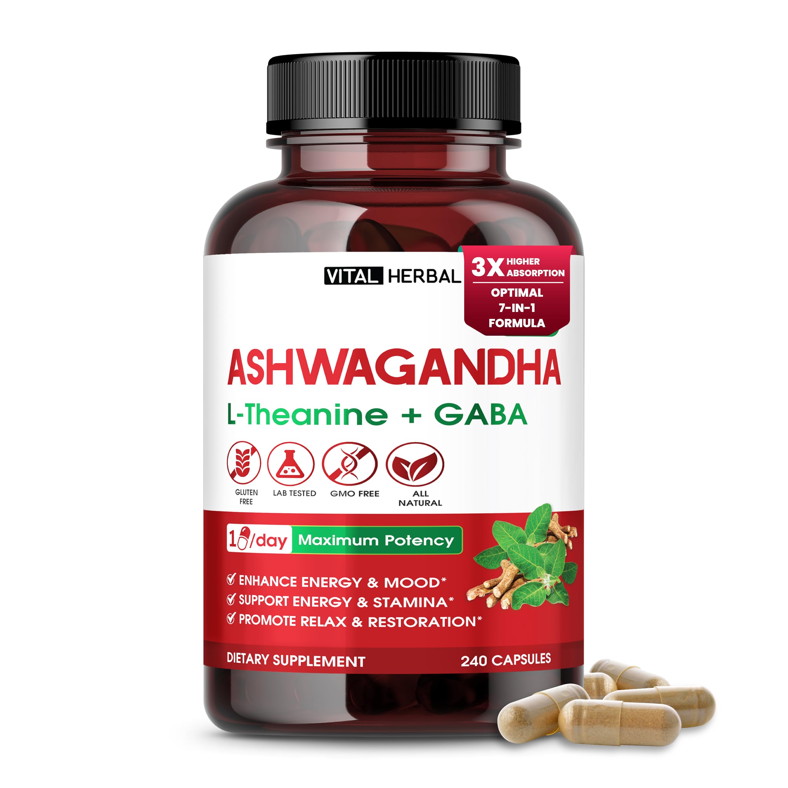Ashwagandha L-Theanine + GABA