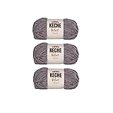 Keche Velvet Yarn for Crocheting, Soft Chenille
