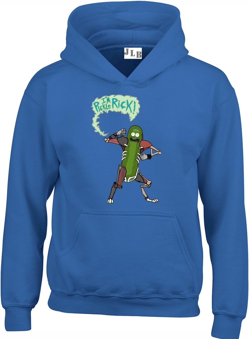 JLB Print IM Pickle Rick US Comedy Animation Inspired Premium Quality Unisex Hoodies for Men, Women and Teens