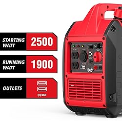 PowerSmart 2500-Watt Portable Inverter Generator