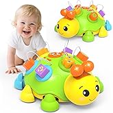 Baby Musical Ladybug Crawling Toys,Baby Toys 6-12 Months with Light-up Music, Early Educational Learning Montessori Toys, Inf