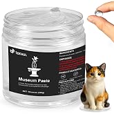 1DFAUL 12 oz Exhibits Fix Gel for Museum, Removable Museum Paste Putty Wax | Clear, Reusable &amp; No Residue, Fixed Collection Artifacts and Decorations to Prevent Vibration, Falling