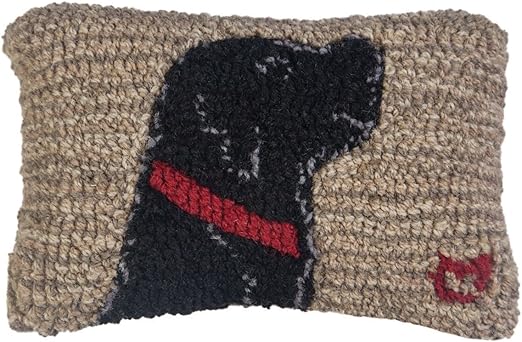 Amazon Com Chandler 4 Corners Begging Black Lab On Beige 8 X12