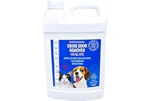Stink Free Pet Urine Odor Eliminator and Remover for Cat and Dog Urine, Oxidizer Based Pee Cleaner Destroyer for Carpets, Rugs, Mattress, etc. 128 Oz (1 Gallon)