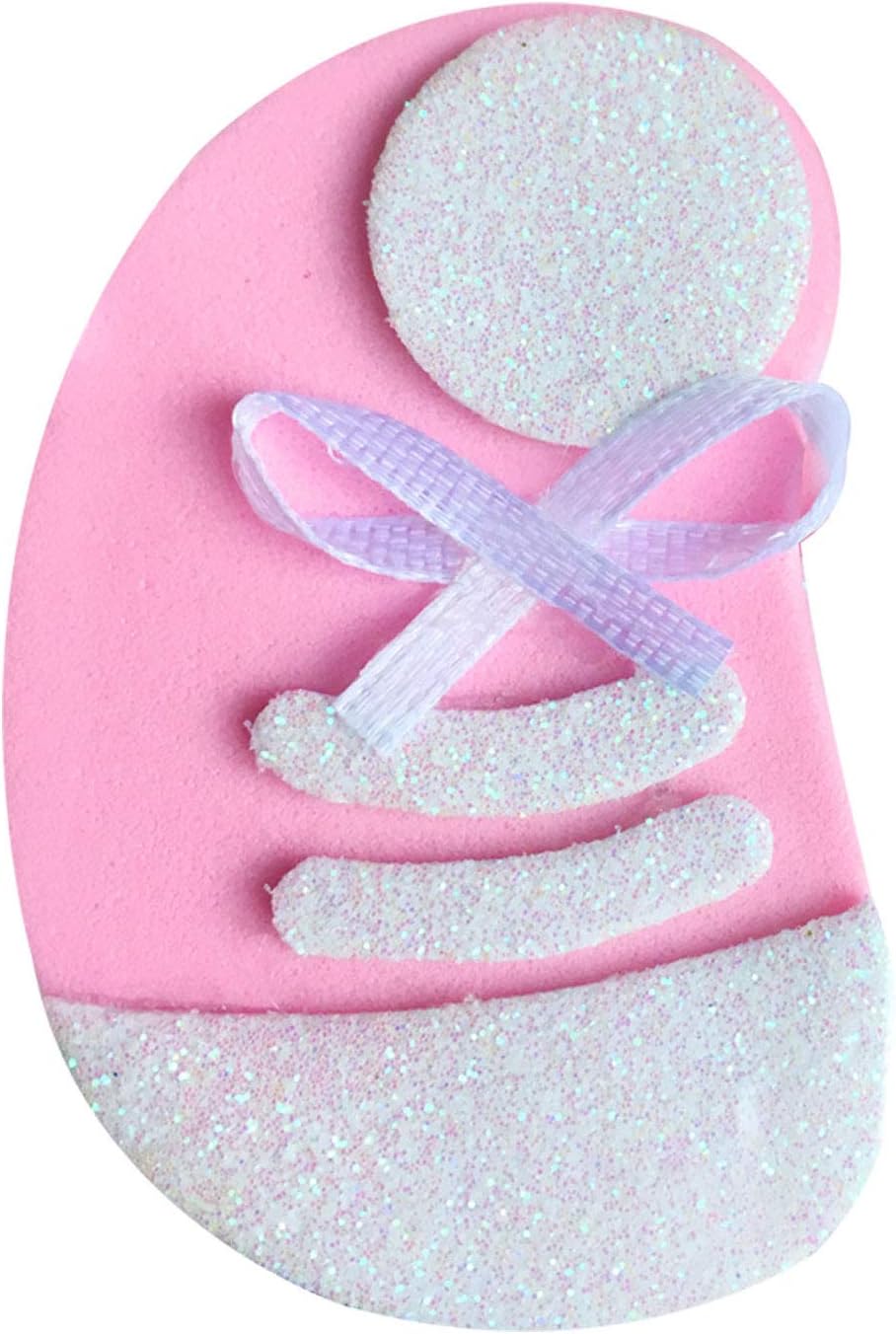 Cute Baby Shower Pin, Set 10 Pieces, Pink Tennis Shoes, Decorations, Handmade Baby Shower Pins for Guest to wear, Ornament to decore Your Party. Craft Ideas, use in Baby Sex Reveal Party