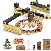 Artilume Laser Engraver 7000mW Laser Engraving Machine | 200x150mm Work Area Compact Desktop Design, Foldable Detailed Results for DIY Crafts and Small Projects for DIY,Wood,Acrylic