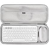 Aproca Case Compatible with Logitech Pebble 2 Combo/Pebble Keys 2 K380s Bluetooth Keyboard and M350 i345 Mouse, Portable Storage Bag for Accessories -Grey (Case Only)