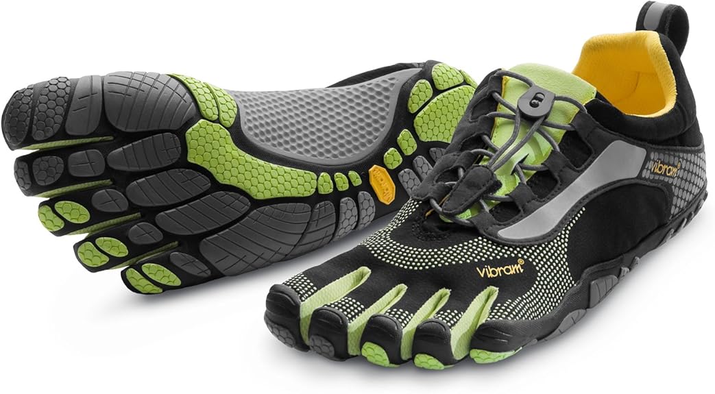Vibram Fivefingers Mens Bikila LS Black/Green