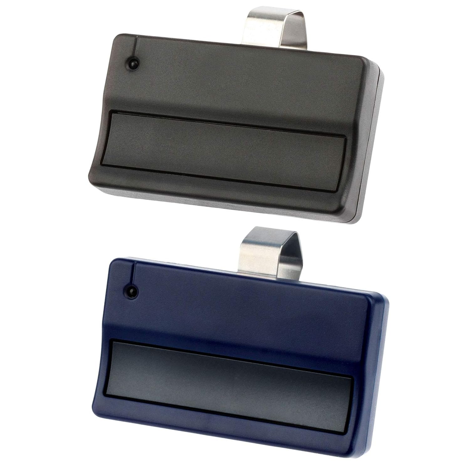 2 Garage Door Remote Opener for Liftmaster 371LM Chamberlain 950CD - (Black + Blue)