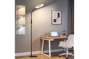 LED Floor Lamp, Touch Control Bright Reading Floor Lamps for Living Room, 70'' Dimmable 3 Color Temperature Standing Tall Lam