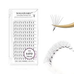NAGARAKU Premade Fans Eyelash Extensions Premade