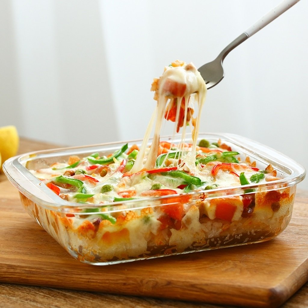 Bandeja de pizza Bandejas para Horno Bandeja Cuadrada Bandeja de ...