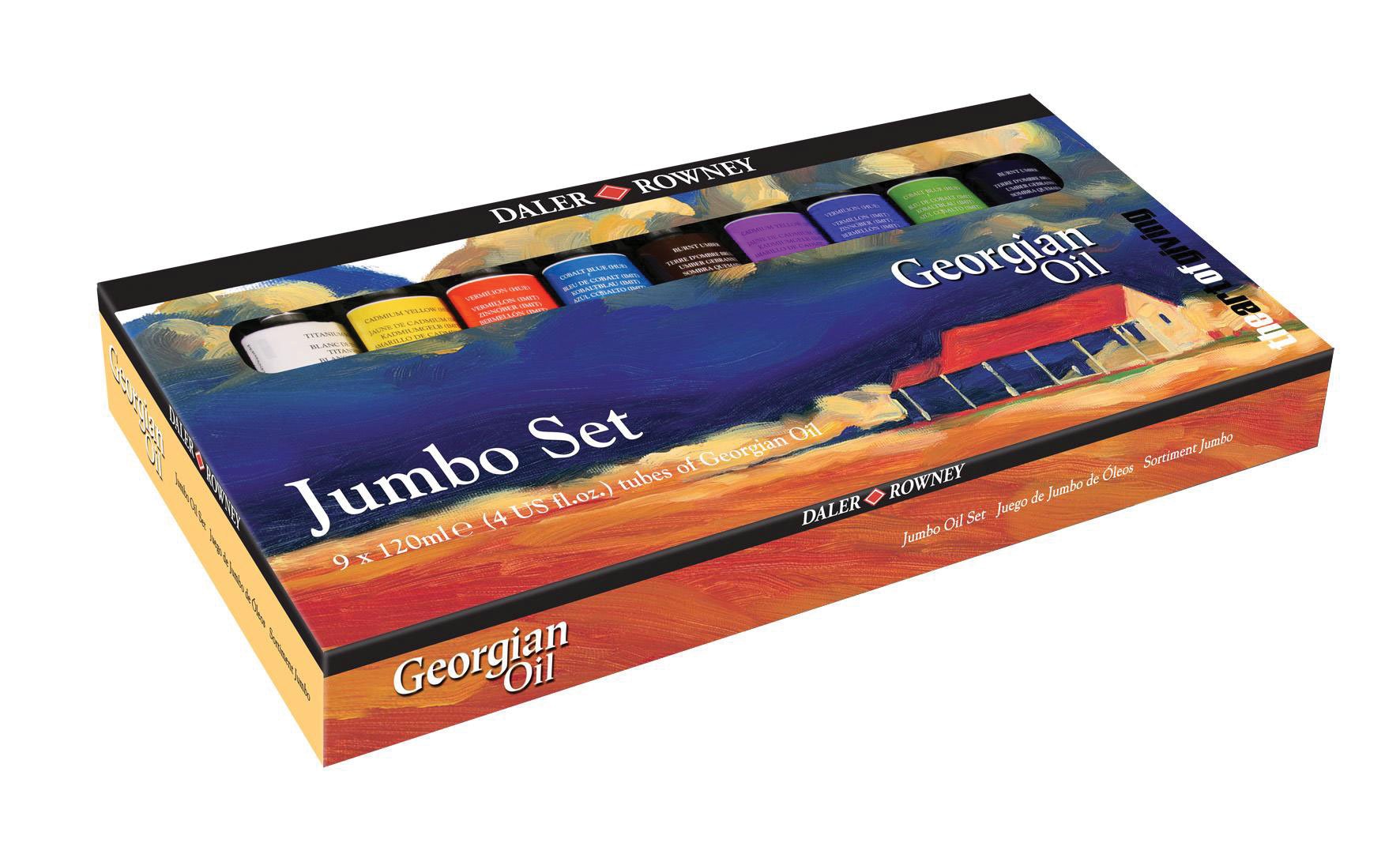 Daler Rowney Georgian Oil Jumbo Set - Color: None