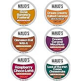 Maud's Flavored Decaf Coffee Pods Variety Pack, 24 ct, 6 Assorted Roasts & Flavors, Decaf Medium Roast Coffee in Recyclable Single Serve Pods - 100% Arabica Coffee, Compatible with Keurig K Cups Maker