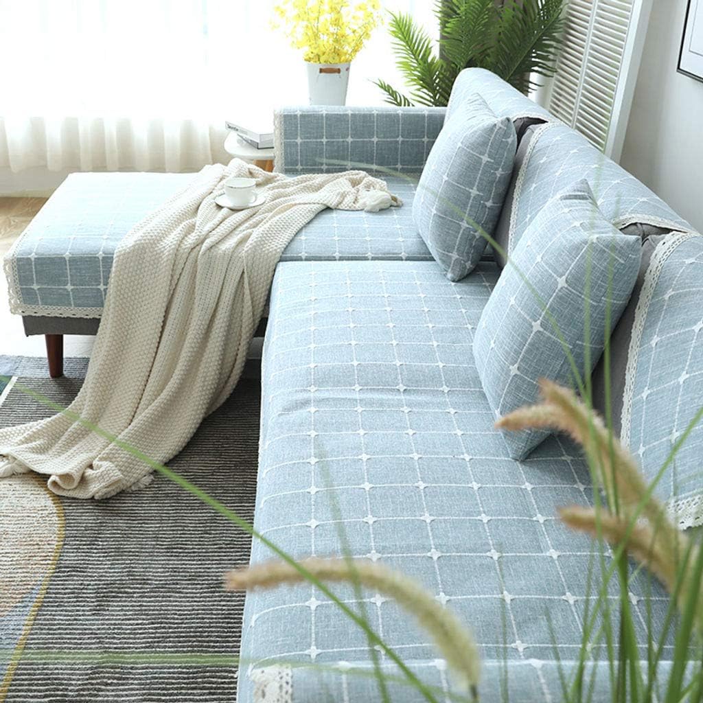 BEIGOO Anti-Slip Sofa Cover,Throw Blanket/Sofa Towel Soft Couch Cover All Inclusive Chaise Lounge Slipcover Sofa Protector Furniture Protector Washable Sofa Slipcover -A-90x160cm(35x63inch)