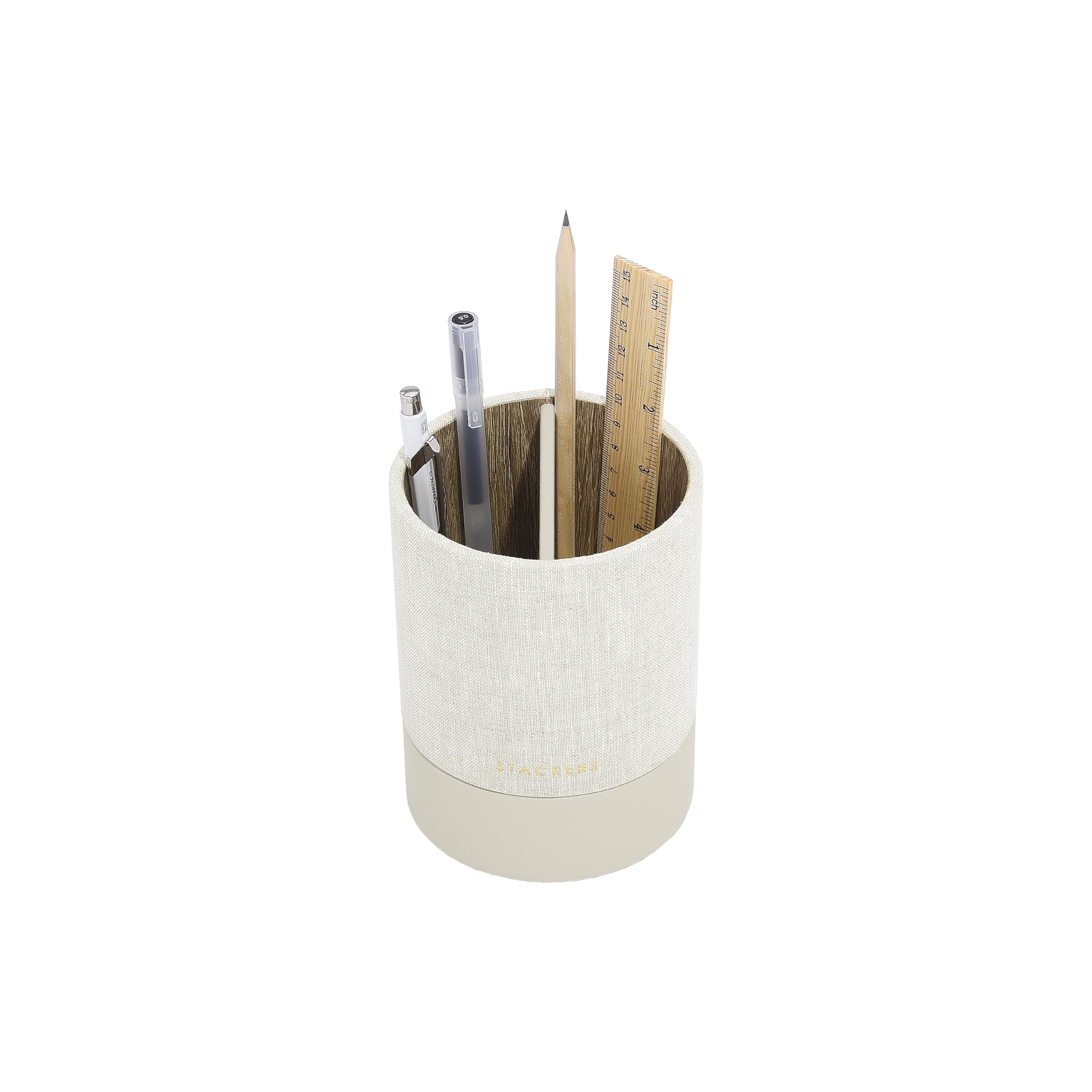Stackers Oatmeal & Linen Pen Pot