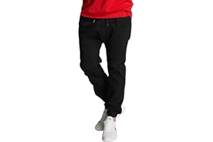 Southpole Mens Basic Stretch Twill Jogger Pants - Reg and Big & Tall Sizes
