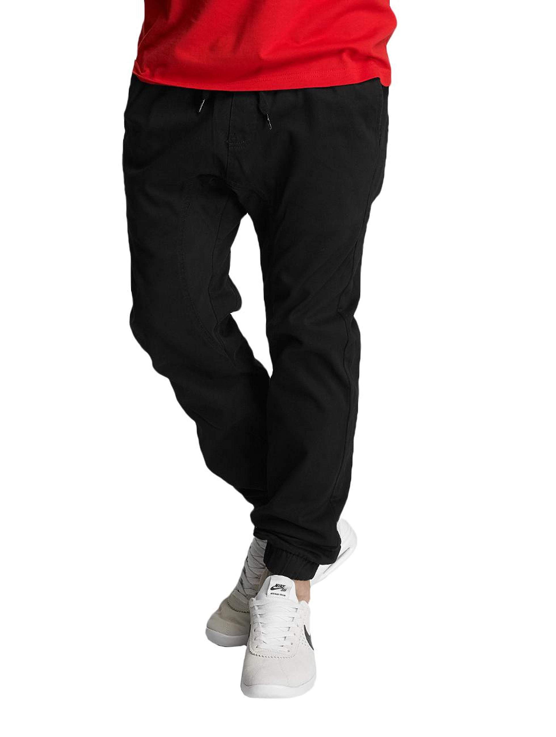 Photo 1 of Southpole mens Basic Stretch Twill Jogger - Reg and Big & Tall Sizes Casual Pants, Black, XX-Large US