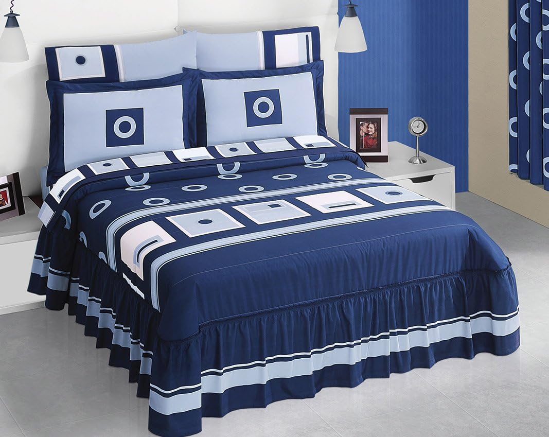 Colchas Concord Terranova Colcha con 2 Fundas Decorativas, King Size