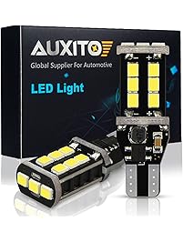 AUXITO 912 921 LED Backup Light Bulbs High Power 2835 15-SMD Chipsets Extremely Bright Error Free T15 906 W16W for Back Up Lights Reverse Lights, 6000K White (Pack of 2)