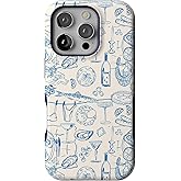 Casely iPhone 16 Pro Case | Amalfi Aperitivo | Dolce Vita | Bold Protective Design | Compatible with MagSafe