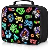 WOBAGMEN Kids Lunch Box,Small Cute Lunch Bag Insulated Lunch Bag Reusable Game Lunch Box for Girls Boys Toddler School Picnic Back to School Gift