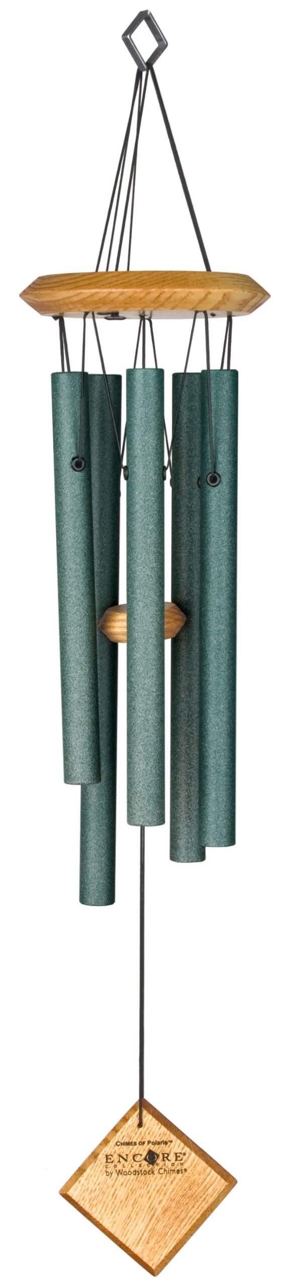 Woodstock DCV22 Encore Collection Verdigris Chimes of Polaris Windchime, Green, 4.0 in*22.0 in*4.0 in