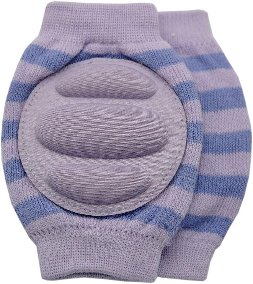 New Baby Crawling Knee Pad Toddler Elbow Pads 805519 Purple-blue