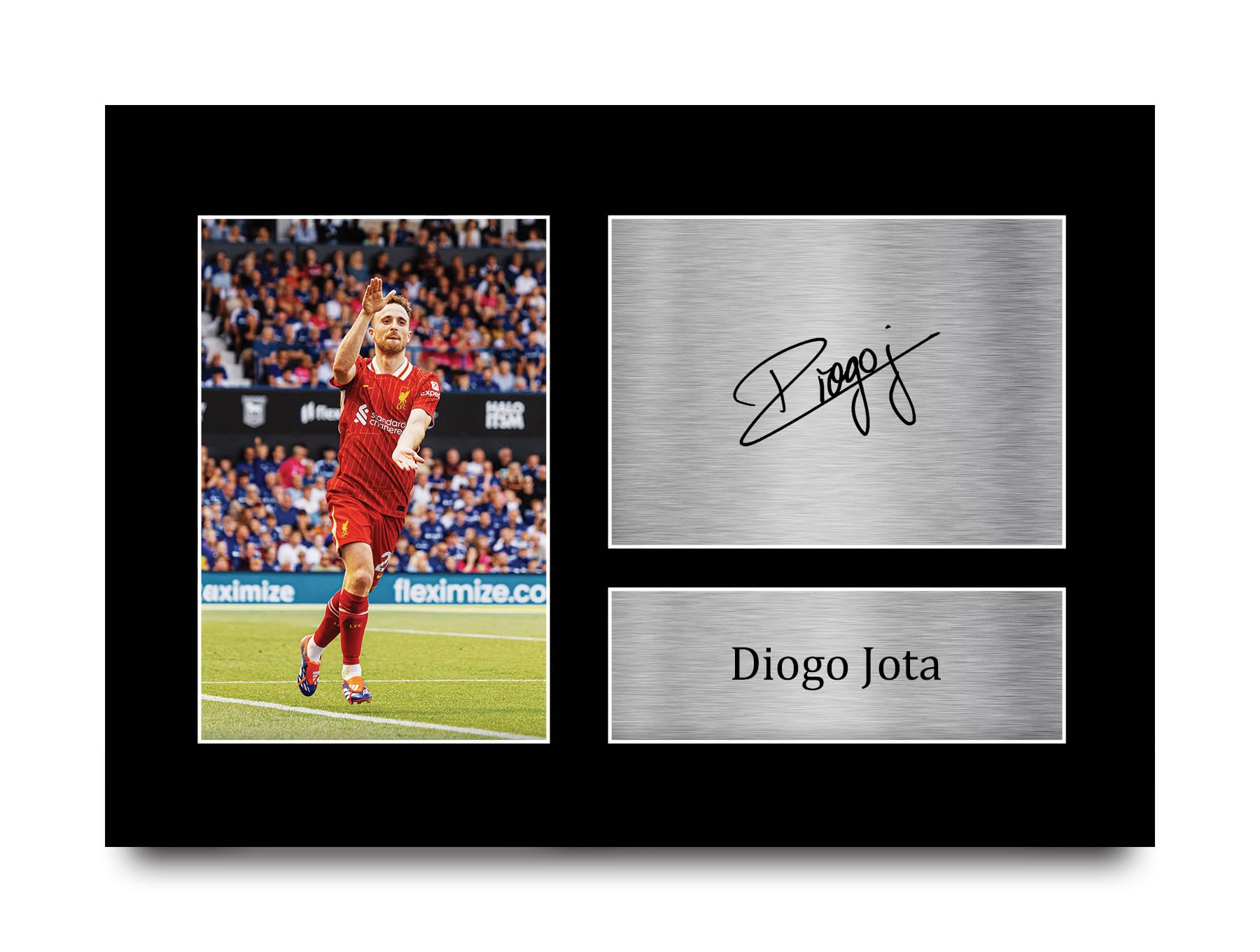 HWC Trading A4 Diogo Jota Liverpool Gifts Printed Signed Autograph Picture for Fans and Supporters - A4 โ image 1