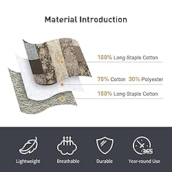 NIUDÉCOR HOME Patchwork Comforter 3pcs King Size