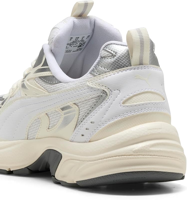 Unisex MILENIO TECH Sneaker, White-Warm White Silver, 43 EU — Foto 3 von 4
