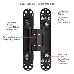MLHpeak Invisible Hinges Hidden Hinge Concealed